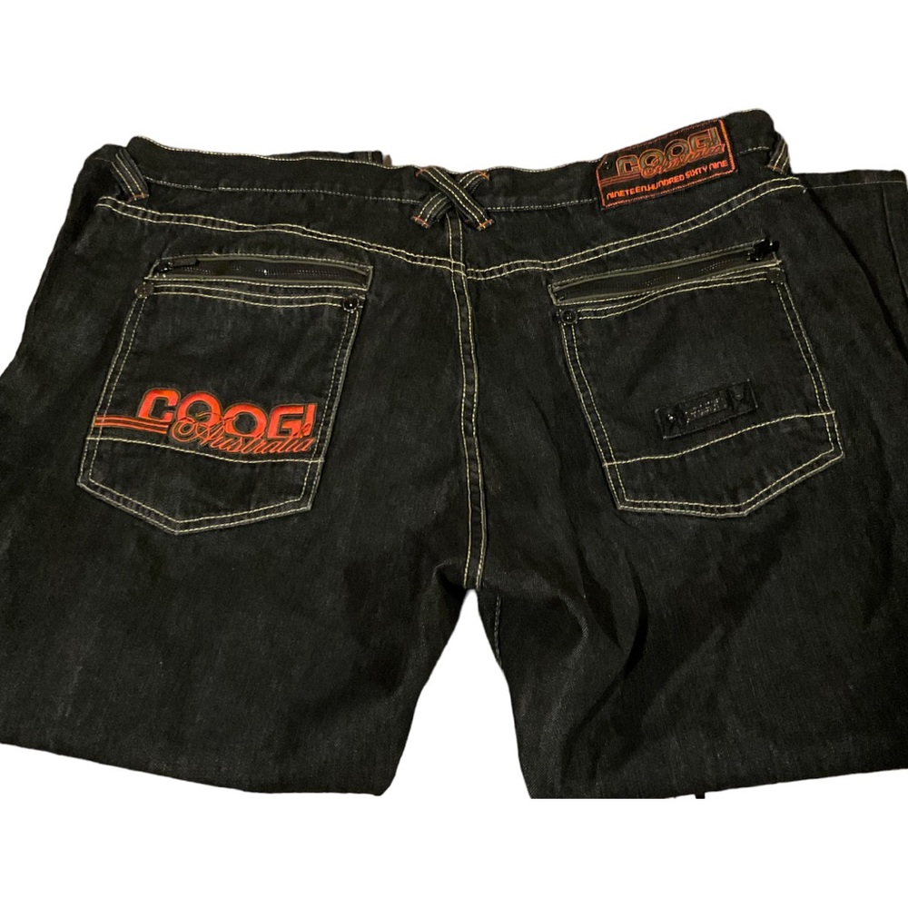Coogi Australia 1969 Dark Black Denim Mens Jeans size 42
